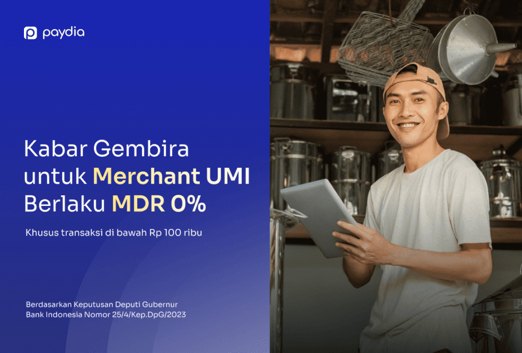 Berlakunya MDR QRIS UMI 0% Transaksi dibawah 100ribu sesuai Keputusan Bank Indonesia